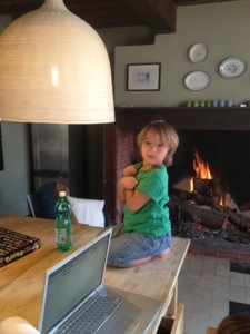 The fire we huddled around for the first six months